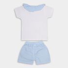 Infant Boys' 100% Cotton Baba Suit , Mid Blue, small image number null