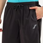 Men's Dark Charcoal Black Regular Fit Sports Bermuda Shorts, Dark Grey, small