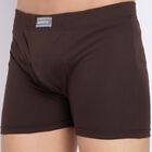 Men's 100% Cotton Trunks , भूरा, small