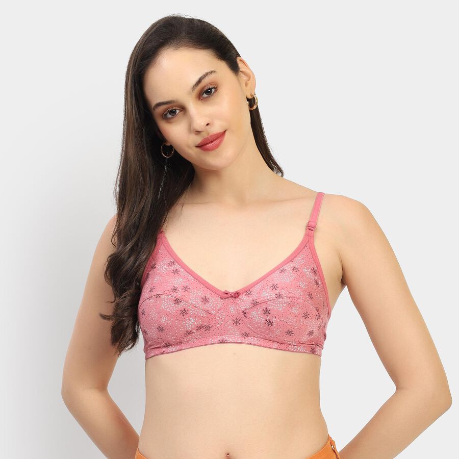 Ladies' 100% Cotton Bra , Lilac, large