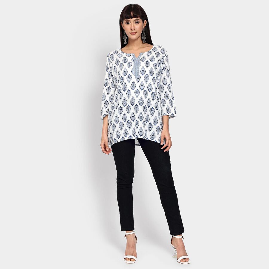 Ladies' Kurti , White, large image number null
