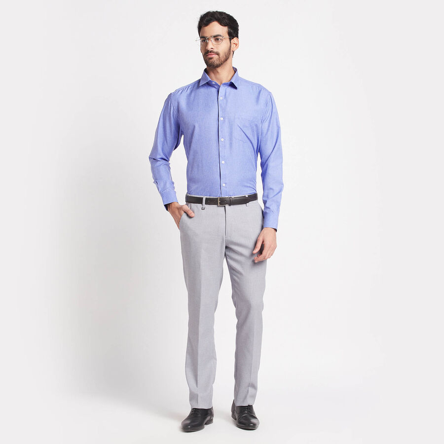 Solid Formal Shirt, Light Blue, large image number null