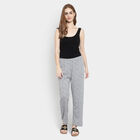 Printed Full Length Pyjama, Light Grey, small image number null