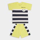 Infant Boys' 100% Cotton Baba Suit , पीला, small image number null