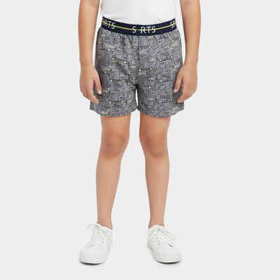 Boys' Light Grey Regular Fit Elasticated Waistband Briefs