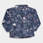 Girls' Jacket, नेवी ब्लू, small image number null