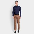 Men's 100% Cotton Formal Shirt, Navy Blue, small image number null