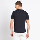 राउन्ड नेक टी-शर्ट, नेवी ब्लू, small image number null