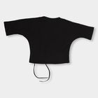 Girls' T-Shirt , काला, small