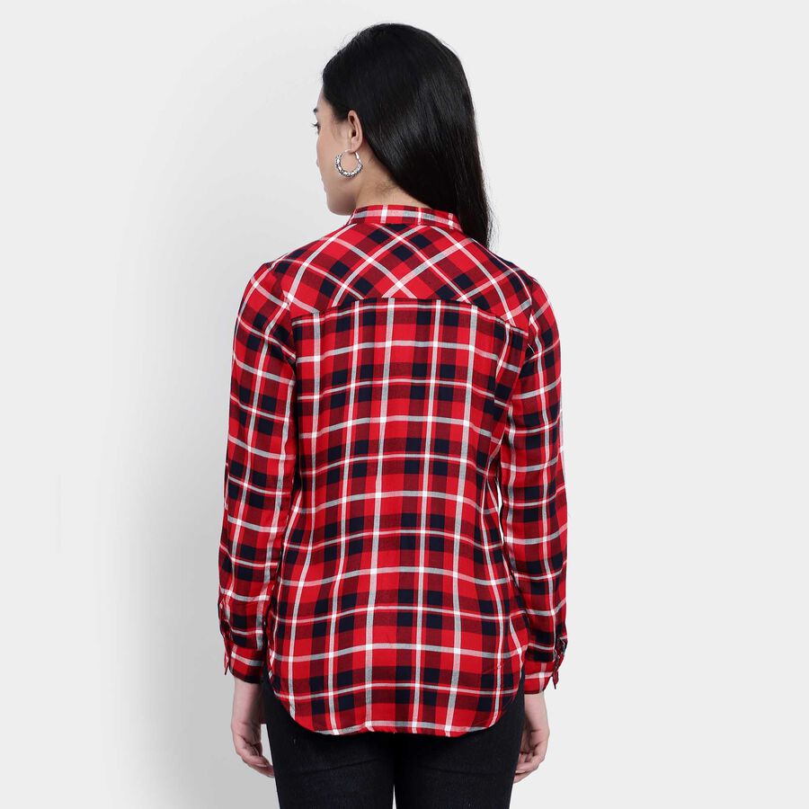 Checks Shirt, Red, large image number null