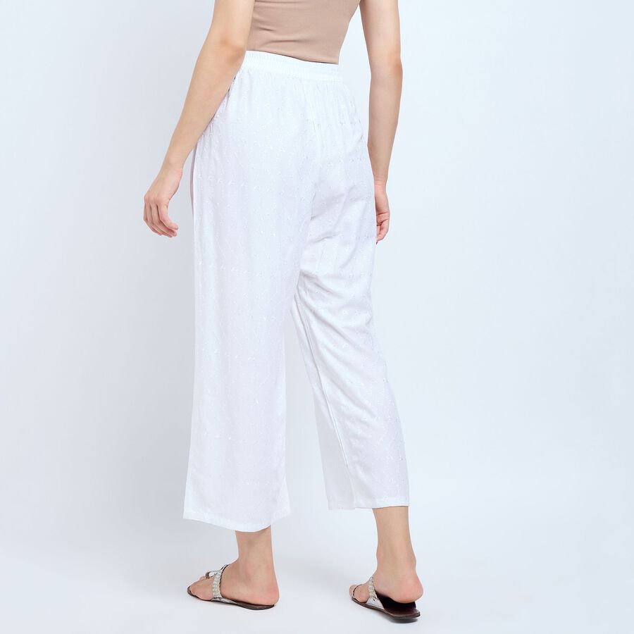 Ladies' Palazzos, ऑफ व्हाइट, large image number null