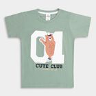 Infant Boy's Cotton Baba Suit, Olive, small image number null