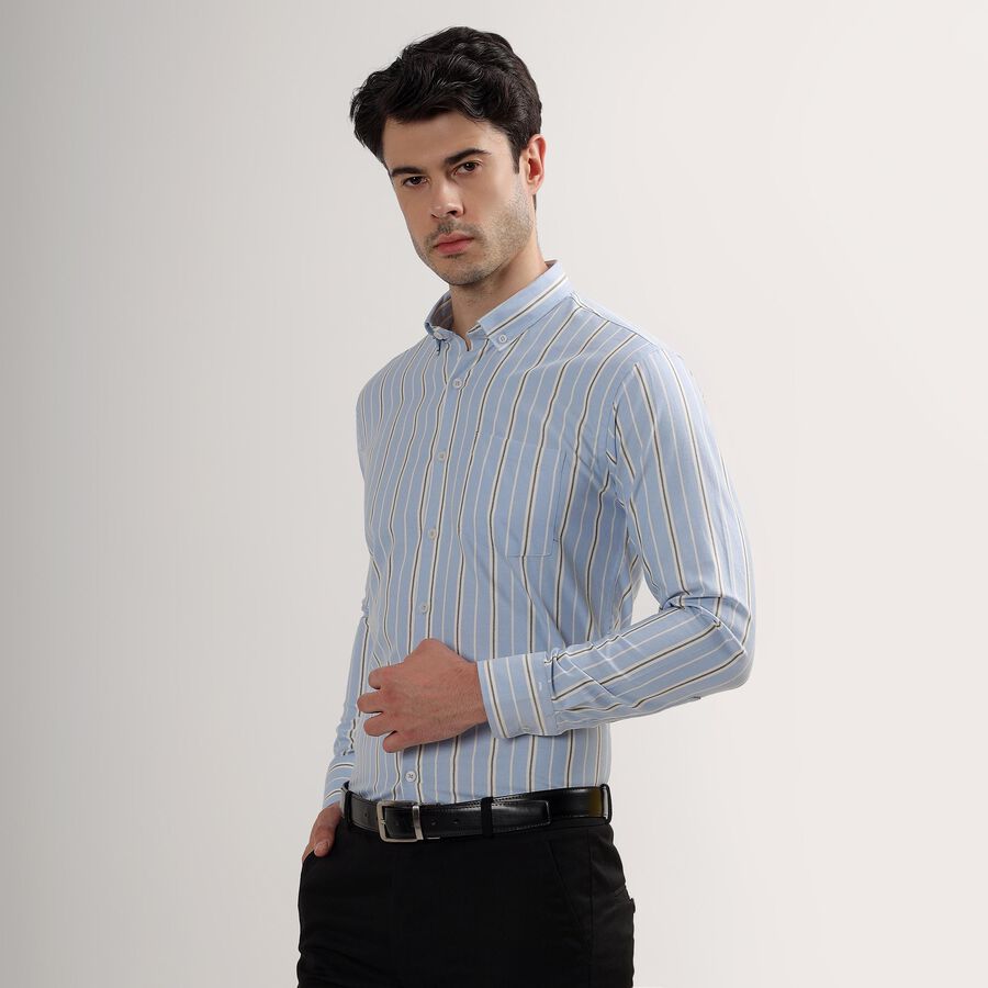 Men's Formal Shirt, Light Blue, large image number null