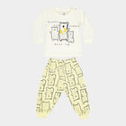 Infants Cotton Baba Suit, Yellow, small image number null