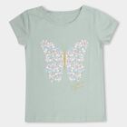 Girls' 100% Cotton T-Shirt , Light Green, small image number null