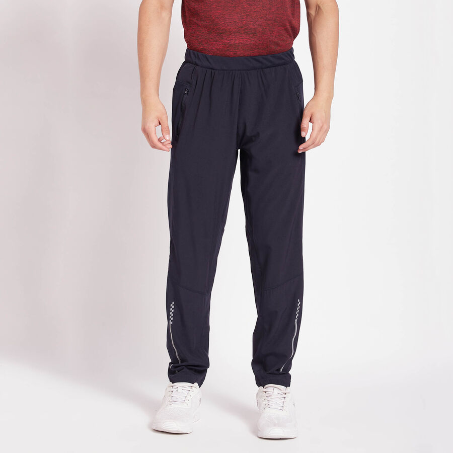 Reflective Track Pants, Navy Blue, large image number null