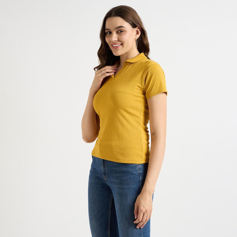 Ladies' Polo Shirt, मस्टर्ड, large image number null