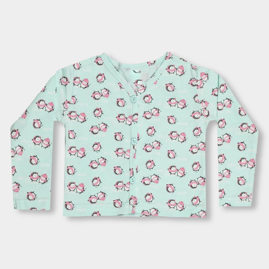 Infants' 100% Cotton T-Shirt, हल्का हरा, large image number null
