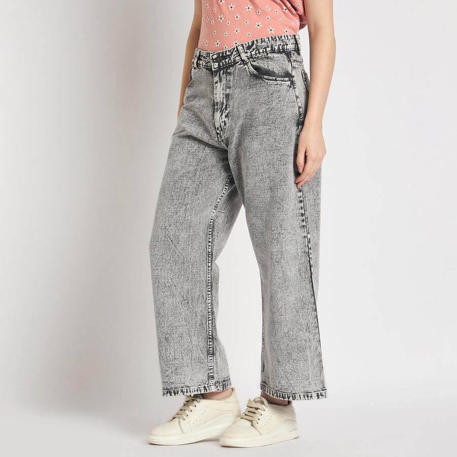 Ladies' 100% Cotton Jeans , Light Grey, large image number null