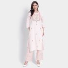 Ladies' 100% Cotton Palazzos, हल्का गुलाबी, small image number null