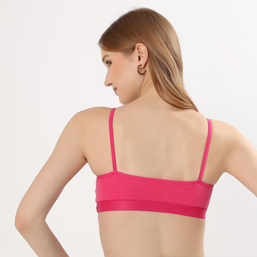 Ladies' Basic Bra, Fuchsia, large image number null