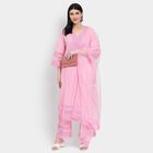 Ladies' 100% Cotton Ethnic Set, गुलाबी, small image number null