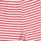 Infants' Red Cotton Crew Neck Printed Baba Suit, Red, small