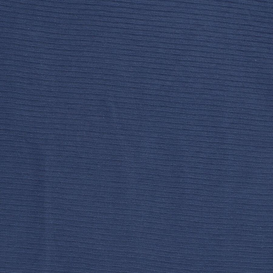 Boys Muted Midnight Blue Crew Neck Casual Half Sleeve T-Shirt, मध्यम नीला, large