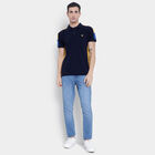 Cut & Sew Polo Shirt, नेवी ब्लू, small image number null