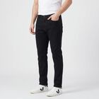 Men's Dark Grey Slim Fit Solid Jeans, Dark Grey, small