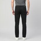 Men's Dark Grey Straight Fit Solid Jeans, Dark Grey, small