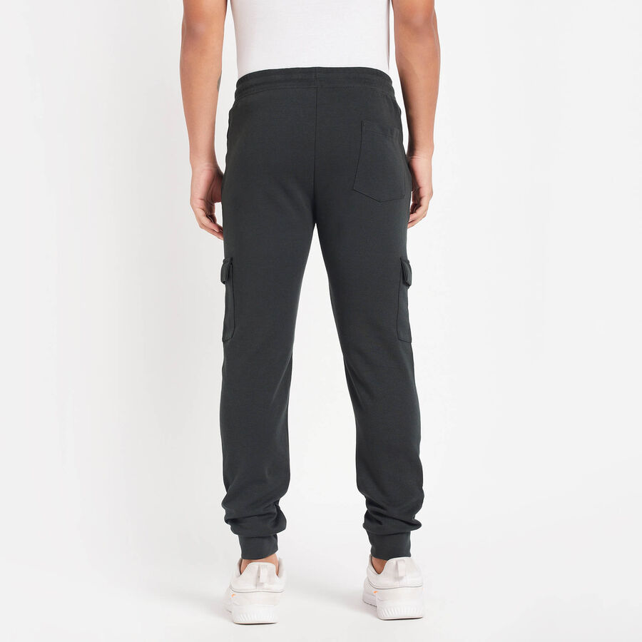 Solid Track Pants, गहरा हरा, large image number null
