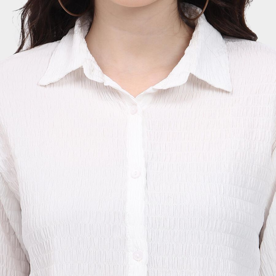 Ladies' Shirt , Off White, large