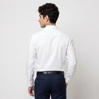 Men's White Formal Shirt, White, small