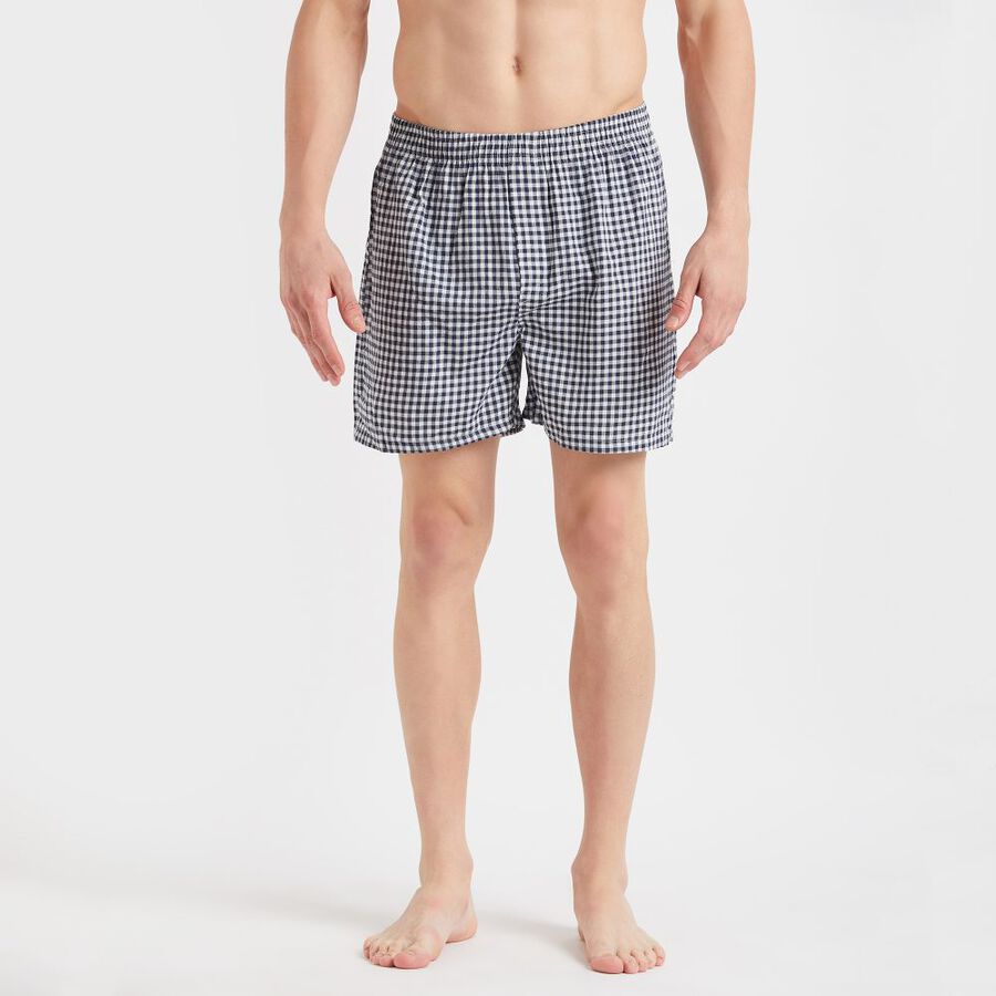 Men's Boxers, Navy Blue, large image number null