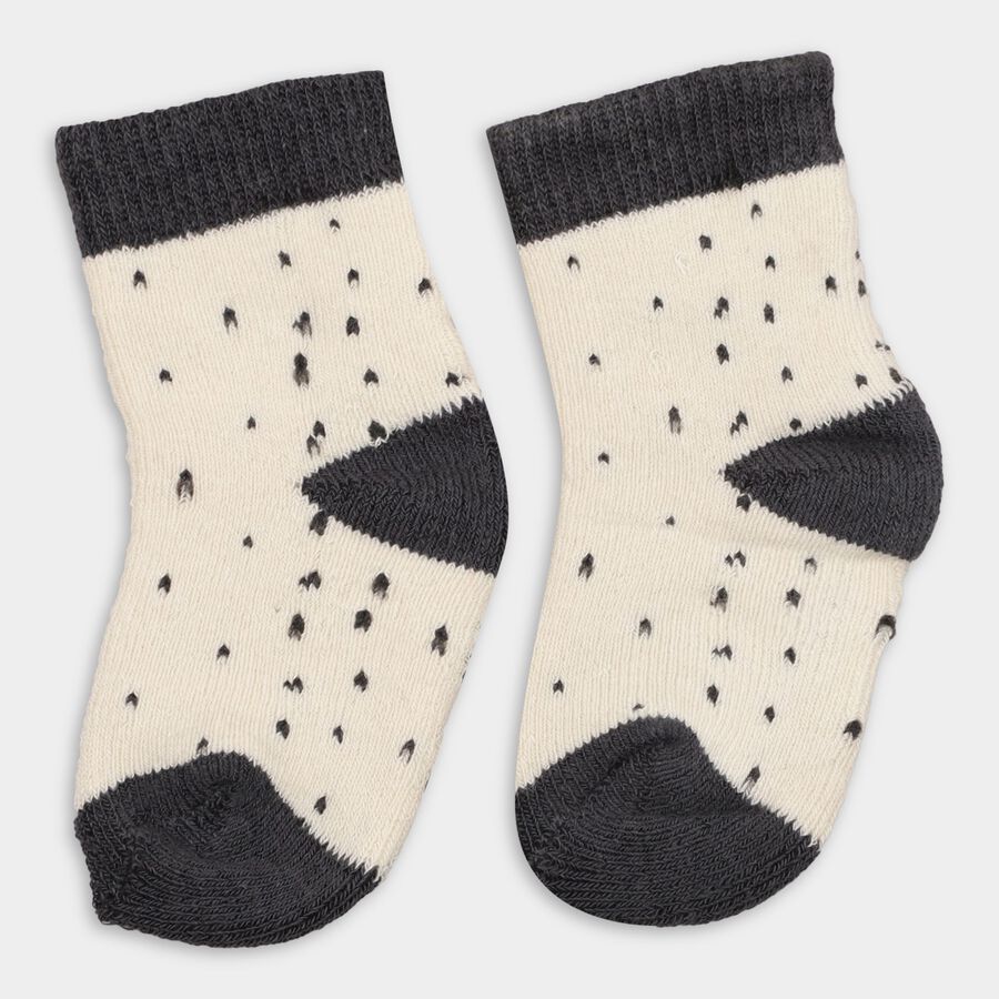 Infants' Socks (Pack of 2), Dark Grey, large image number null