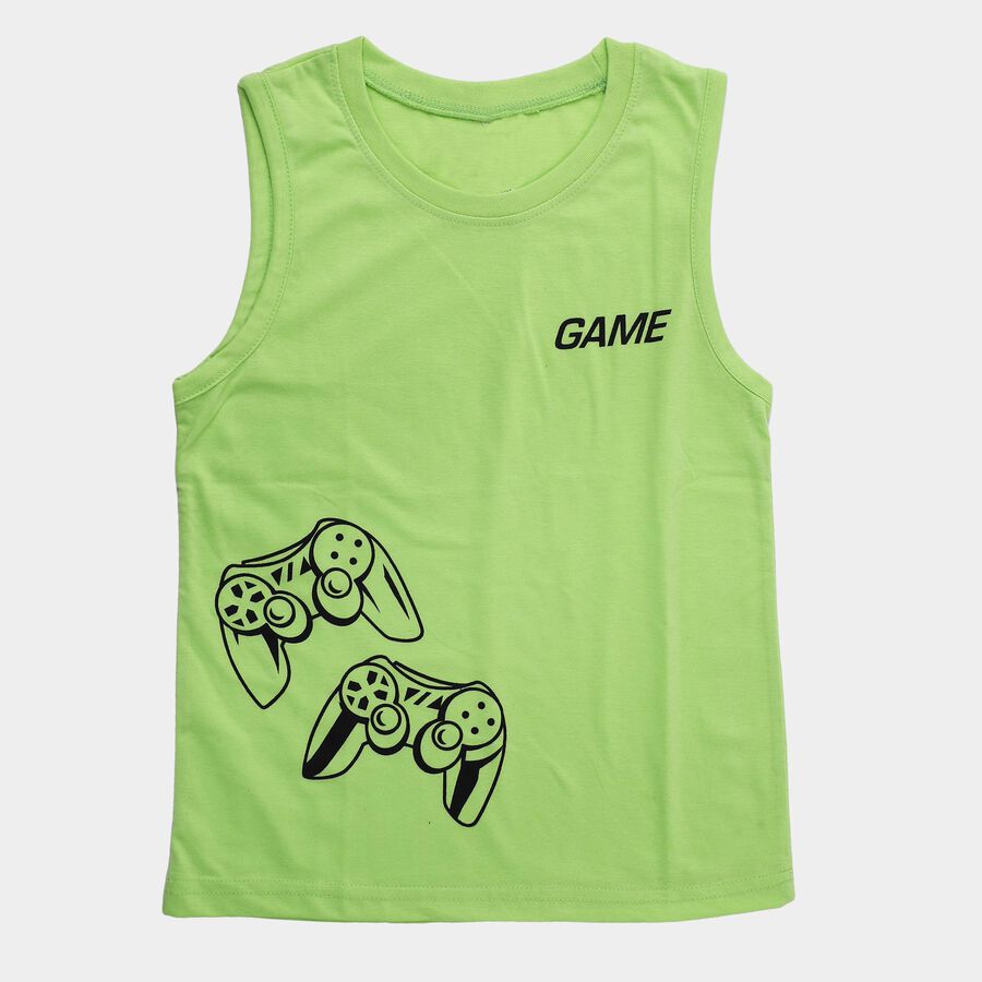 Boys' T-Shirt, Light Green, large