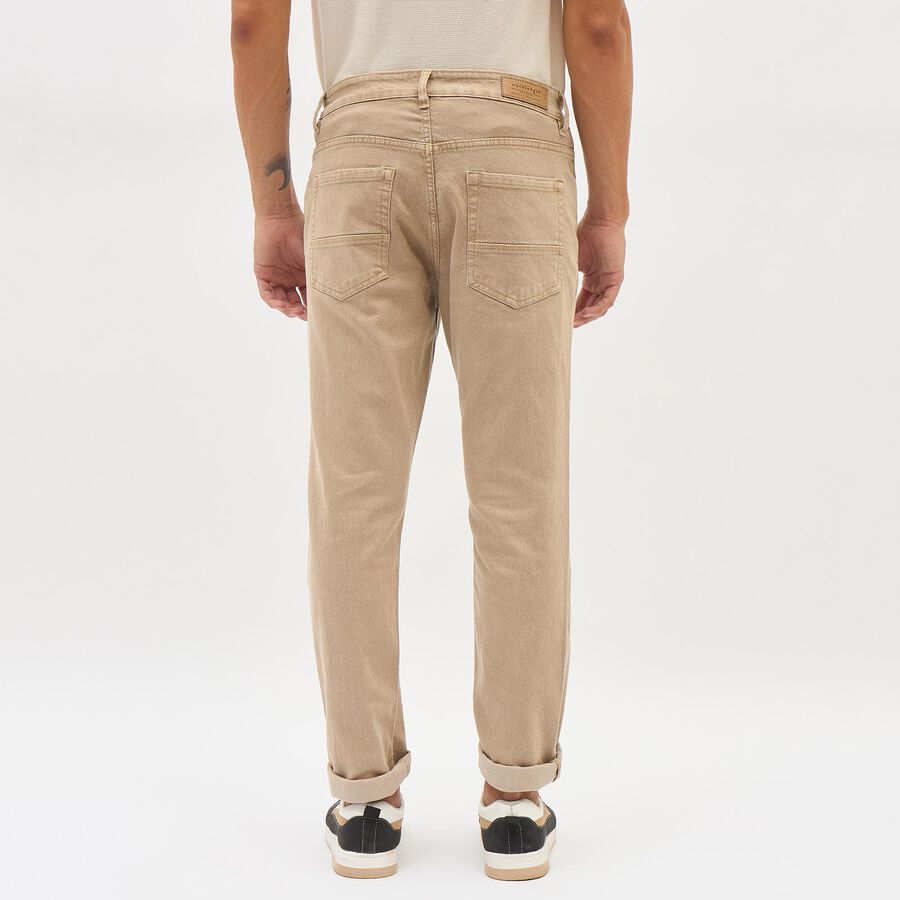 Men's Slim Fit Jeans, Beige, large image number null