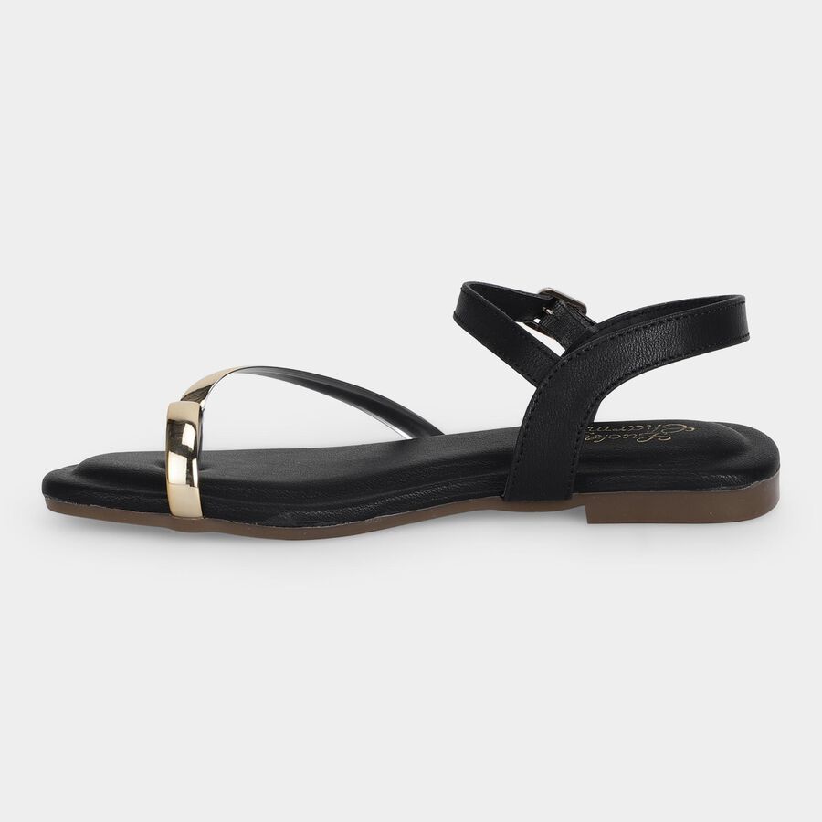 Ladies' Sandal, Black, large