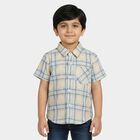 Boys' Casual Shirt, गहरा पीला, small
