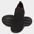 Men's Jet Black Slip-On Sports Shoes, Black, small image number null