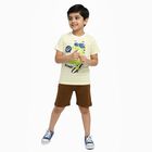 Boys' 100% Cotton Knit Baba Suit, Yellow, small image number null