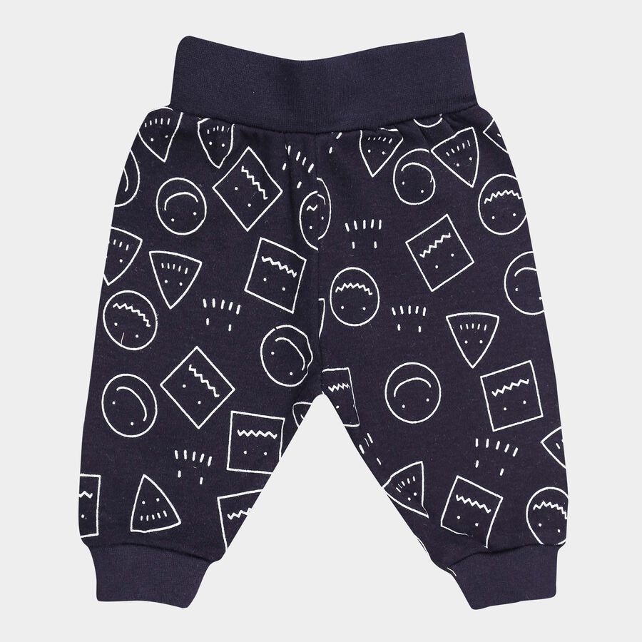 Infants Printed Pyjama, Navy Blue, large image number null