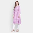 Printed Kurta, Lilac, small image number null