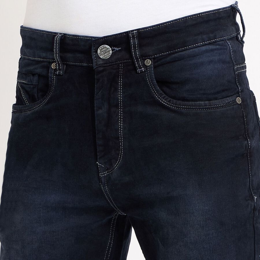 Men's Slim Fit Jeans , Dark Blue, large image number null