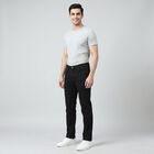 Men's Charcoal Regular Fit Stretchable Jeans, चारकोल, small