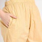 Ladies' 100% Cotton Palazzos , Beige, small image number null