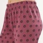 Women's Dusty Rose Floral Printed Relaxed Fit Pyjama, गुलाबी, small image number null