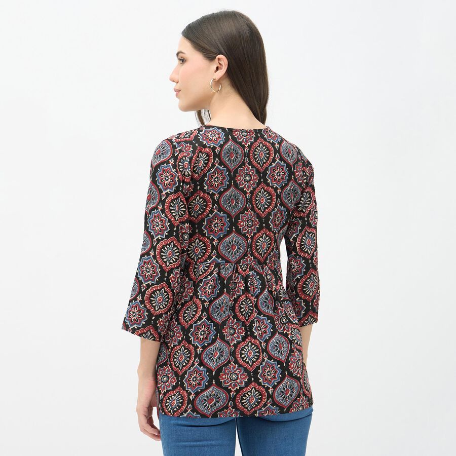 Ladies' Kurti, काला, large