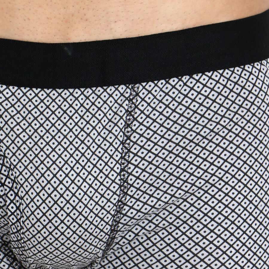 Men's 100% Cotton Trunks, Light Grey, large